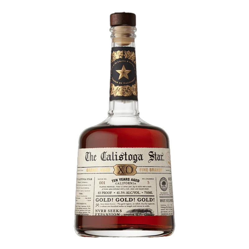 The Calistoga Star XO Barrel Aged Brandy