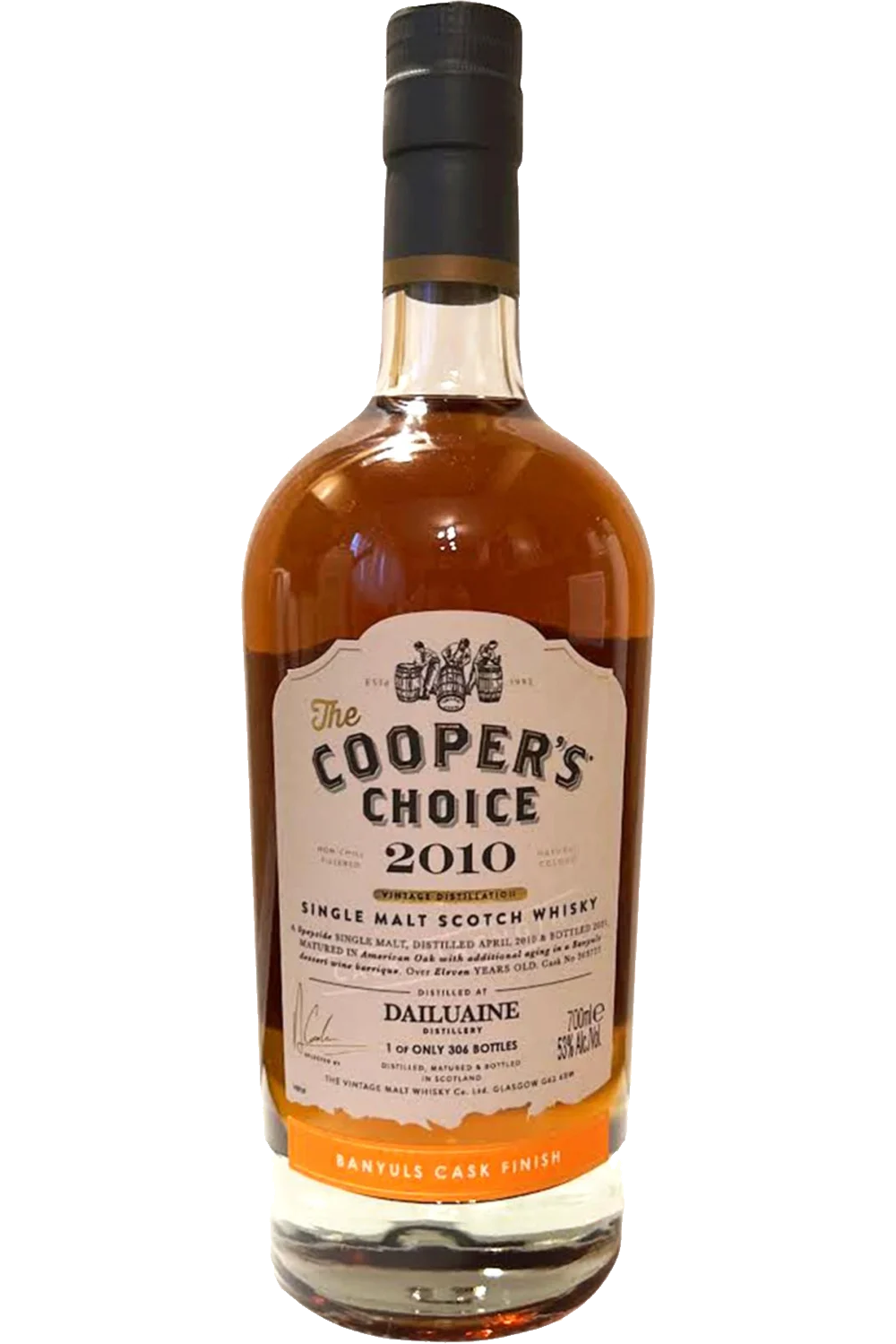 El Cooper's Choice Dailuaine 2010 - The Cooper's Choice