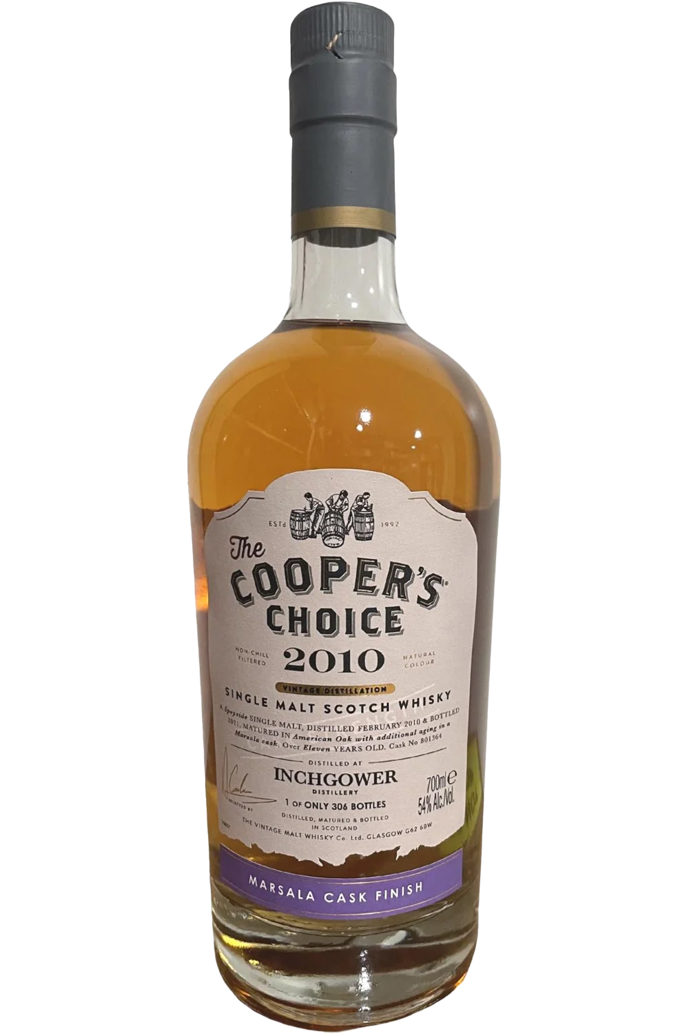 El Cooper's Choice Inchgower 2010 - The Cooper's Choice