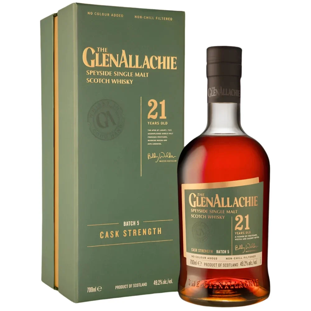 The GlenAllachie 21 Year Old Batch 5 | 700ML - Whiskey