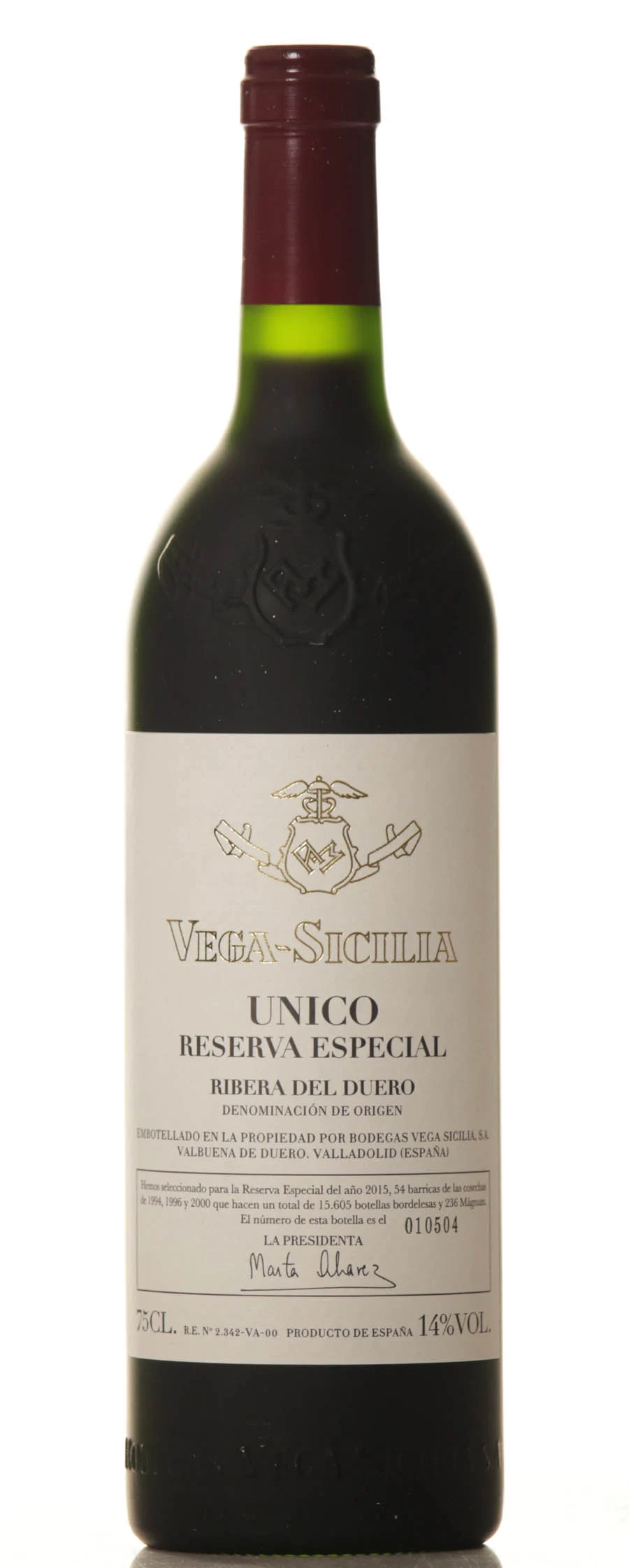 Vega Sicilia Unico Reserva Especial 1994-1996-2000