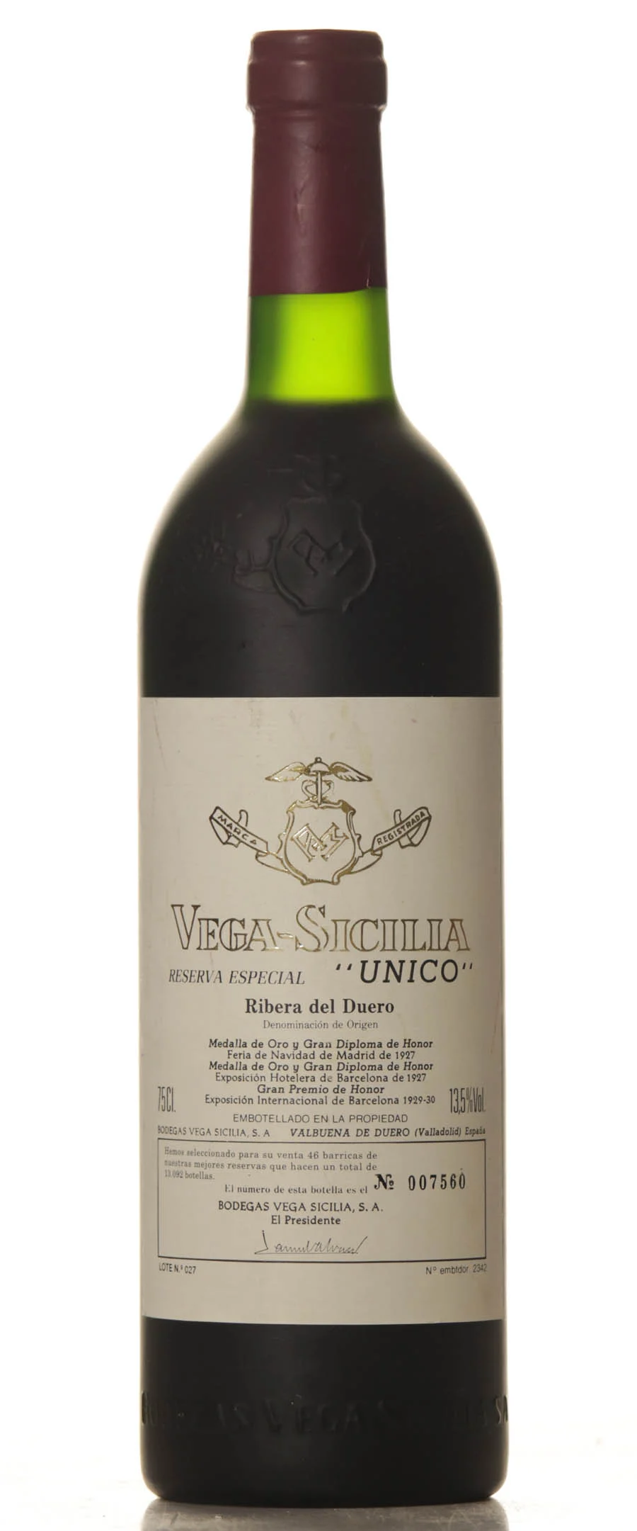 Vega Sicilia Unico Especial 1981/1990 – Release 1998