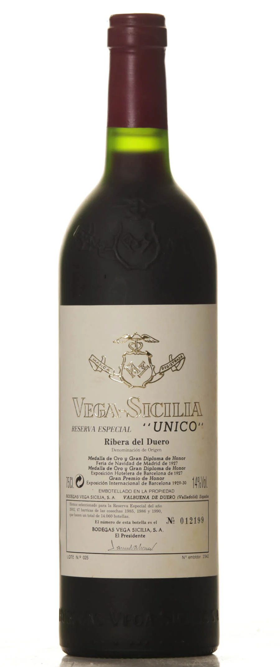Vega Sicilia Especial 1985/1986/1990 – release 2002