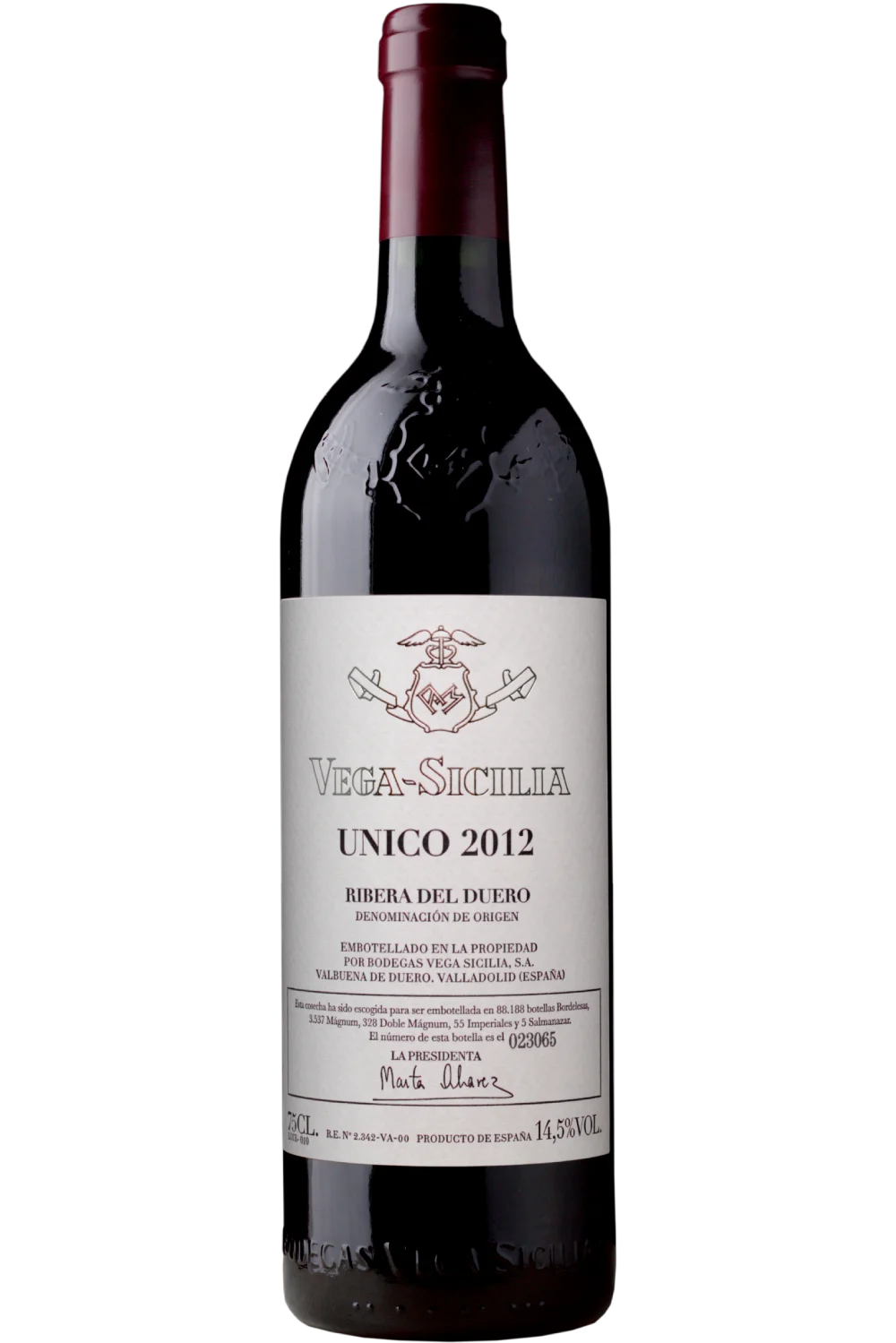 Vega Sicilia Único Roja 2012 - Bodegas Vega Sicilia