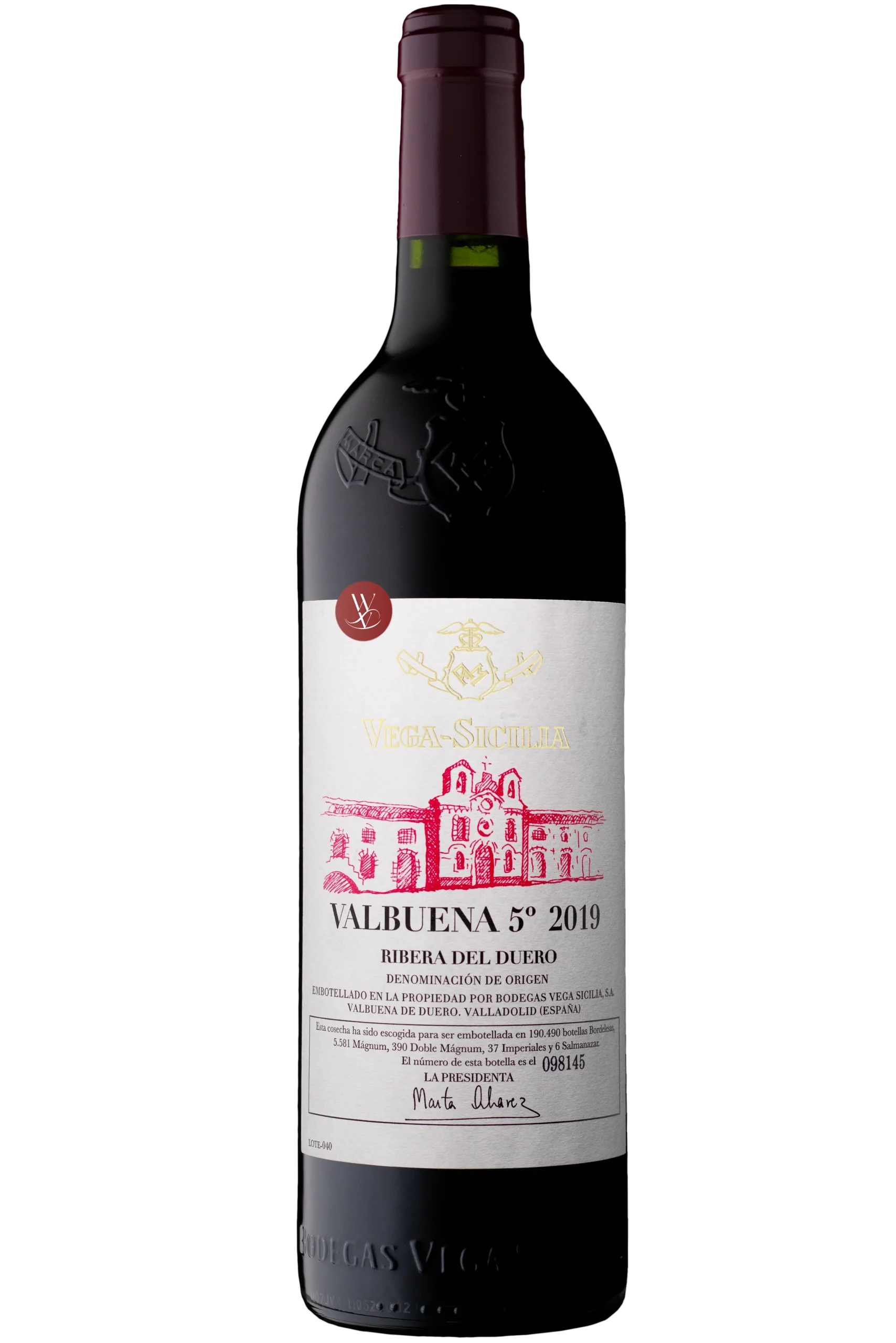 Vega Sicilia Valbuena Tinto 2019 - Bodegas Vega Sicilia