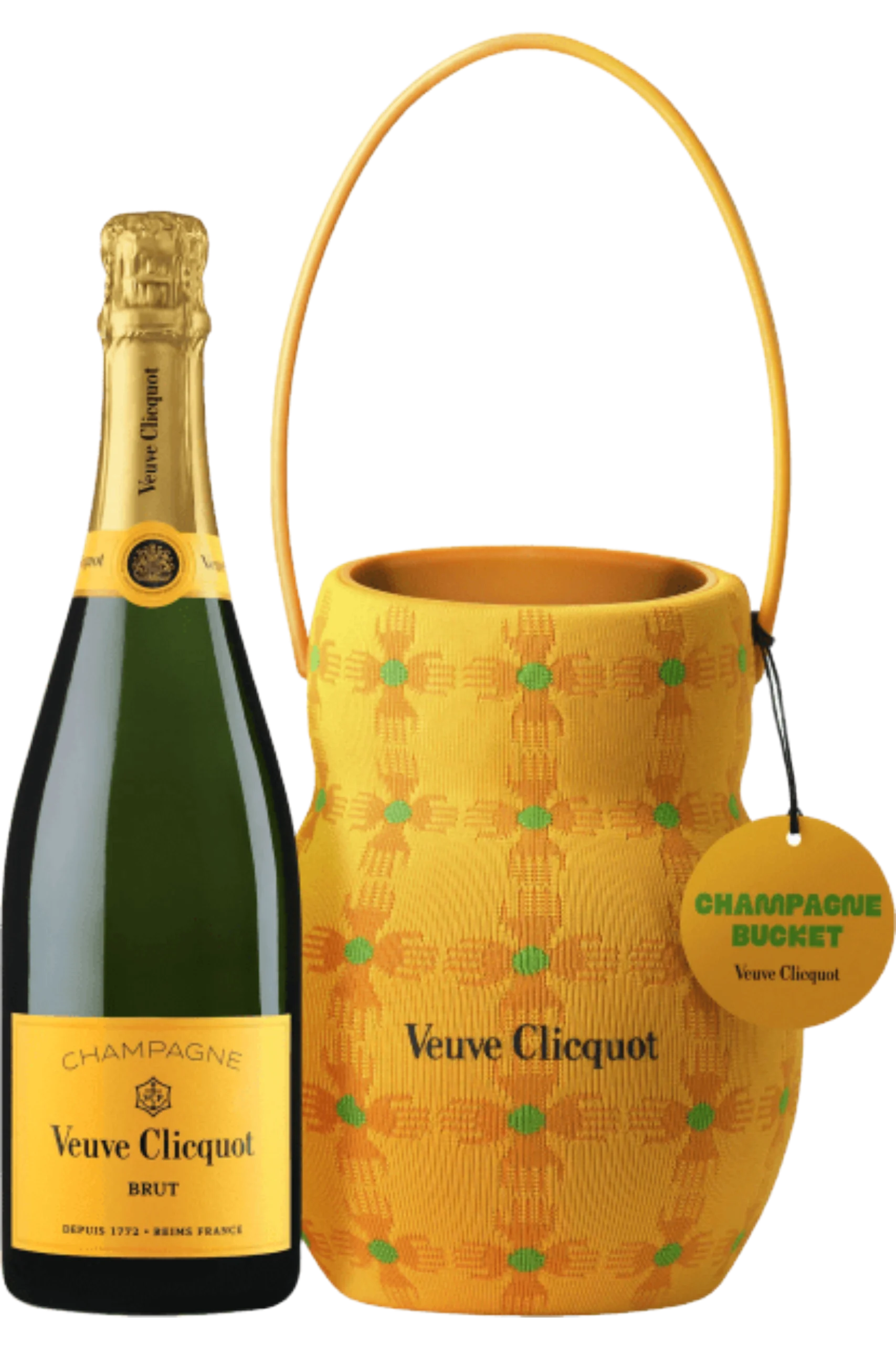 Sun Holder (seau à glace) - Edition Limitée Yinka Illory Veuve Clicquot Brut Carte Jaune