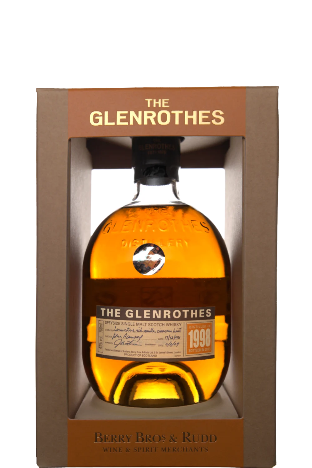 Whisky Glenrothes 1998 - Glenrothes Distillery