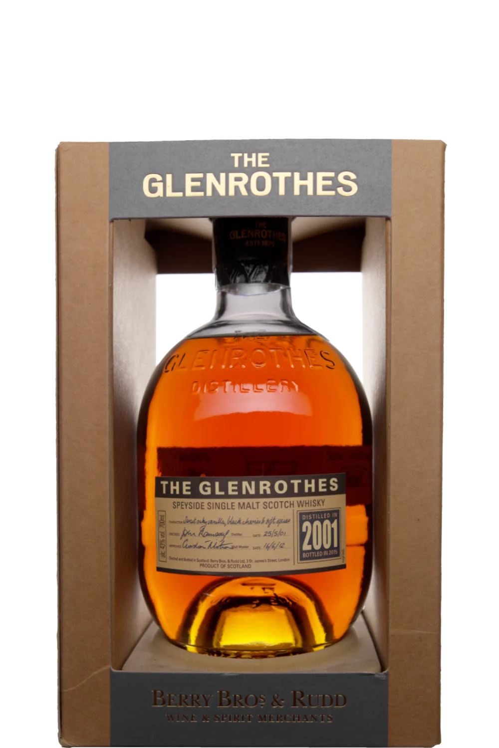 Whisky Glenrothes 2001 - Glenrothes Distillery