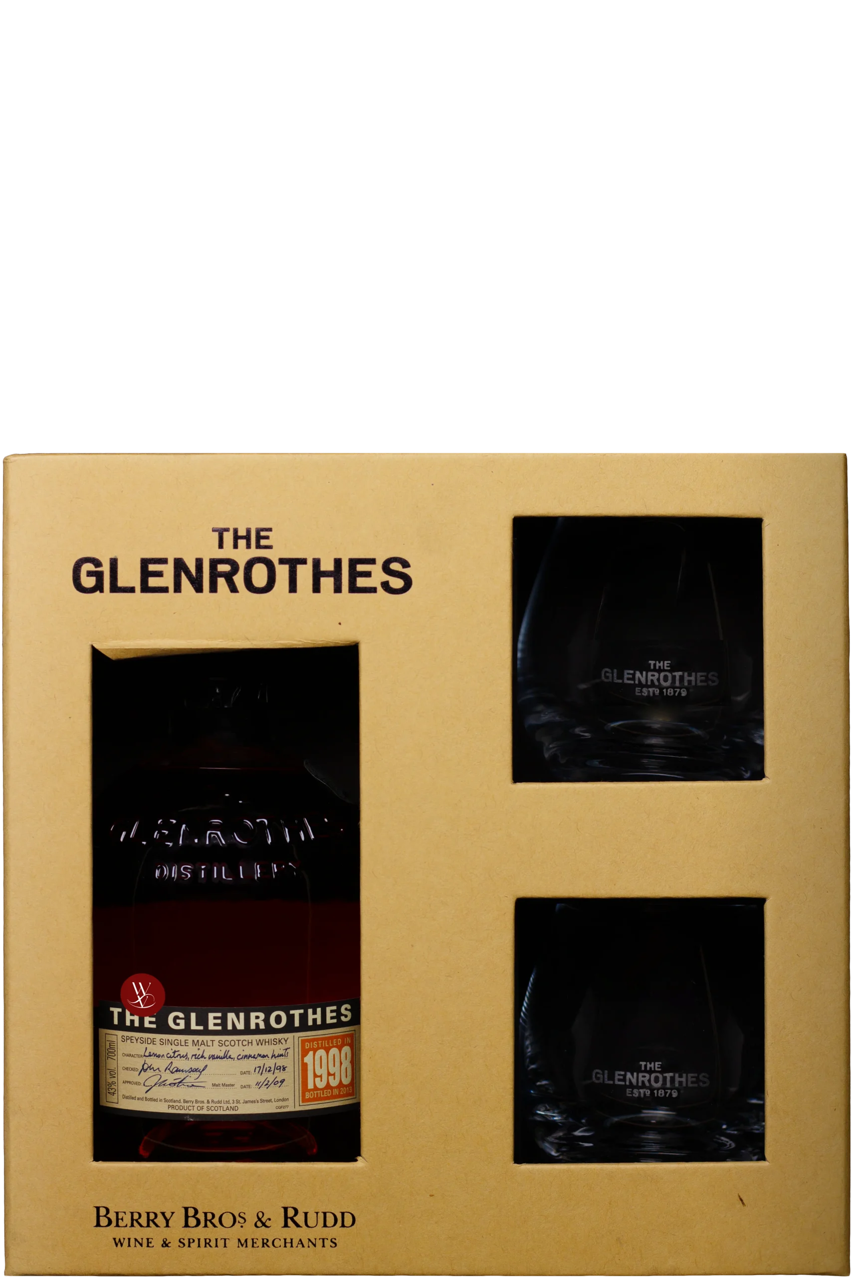 Whisky Glenrothes con copos 1998 - Glenrothes Distillery