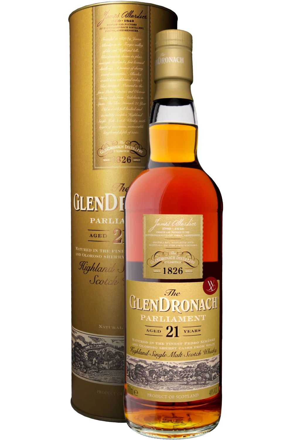 Whisky The Glendronach Parliament 21 Años NV