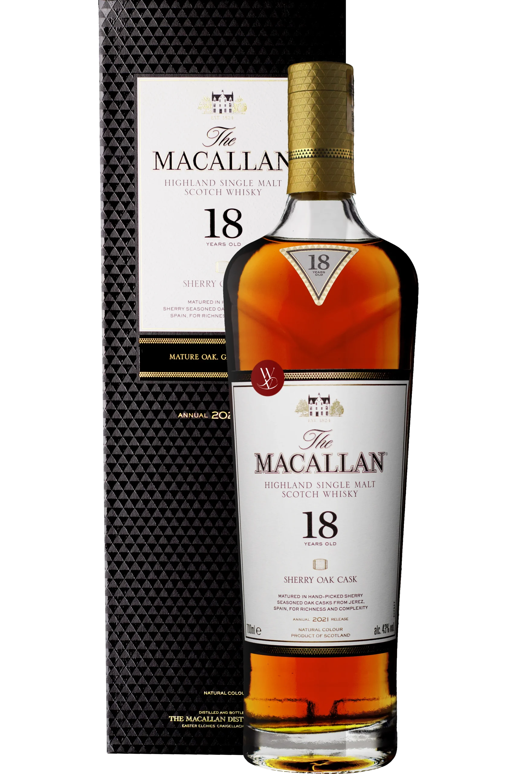 Whisky The Macallan 18 Years Sherry Oak Cask - The Macallan Distillers