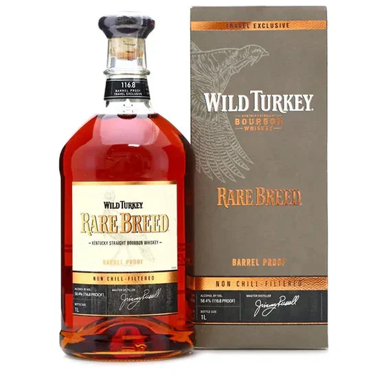Wild Turkey Kentucky Rare Breed Barrel Proof Travel Exclusive Straight Bourbon Whiskey | 1L
