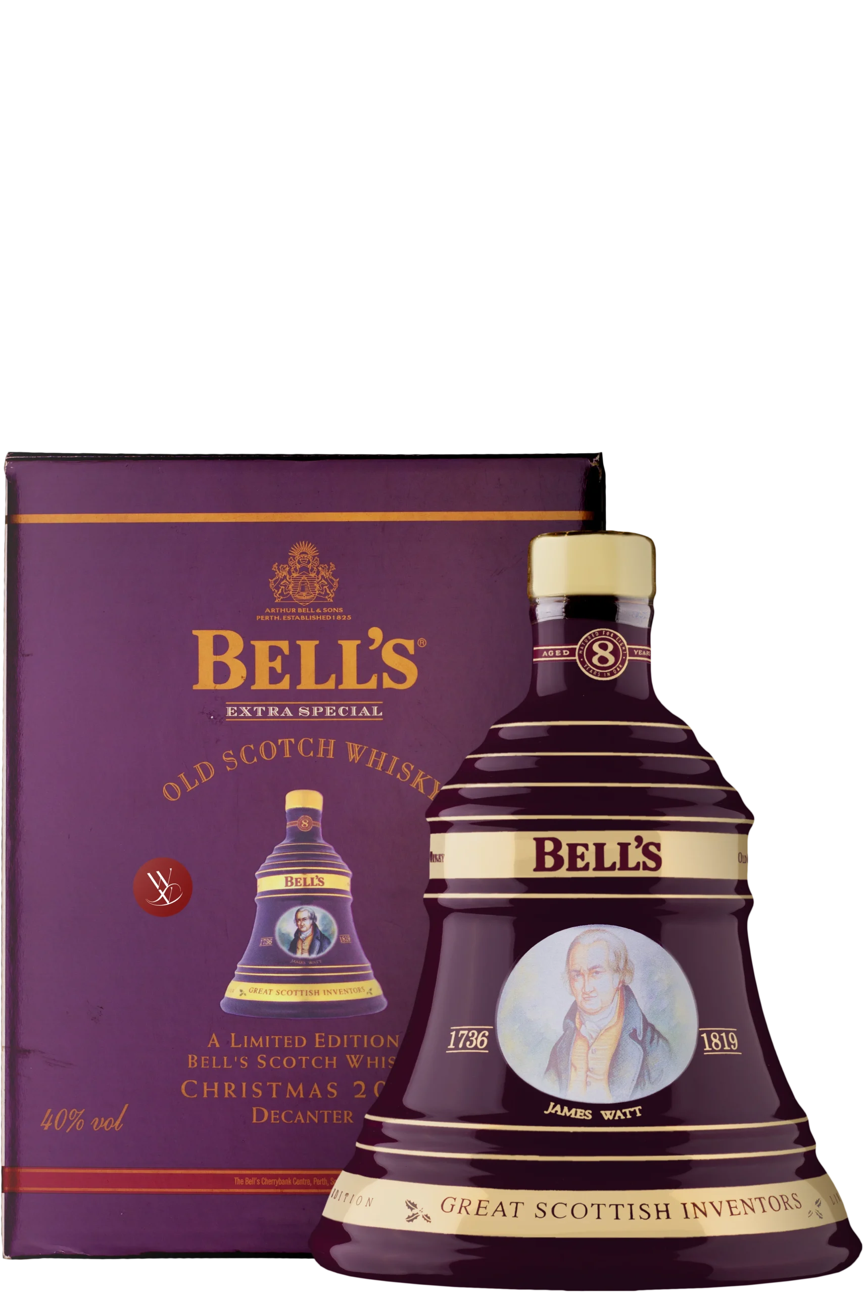 Bell's Whisky James Watt Decanter