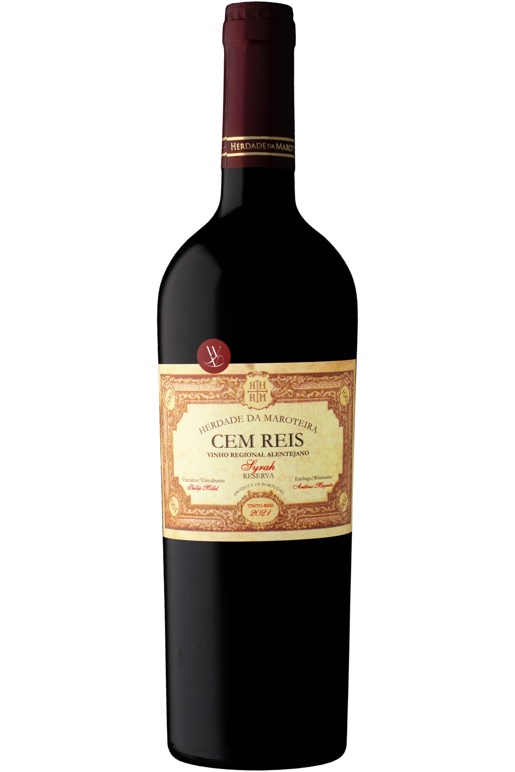 Cem Reis Syrah Tinto 2021 - Herdade da Maroteira