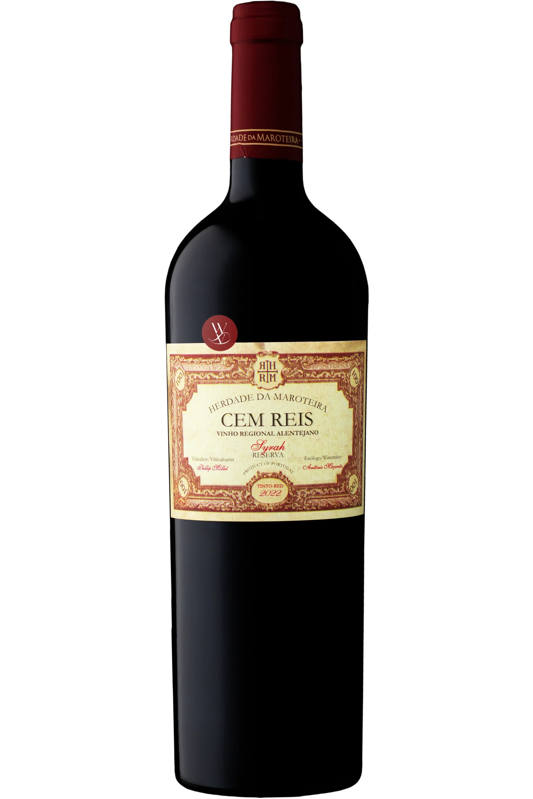 Cem Reis Syrah Tinto 2022 - Herdade da Maroteira