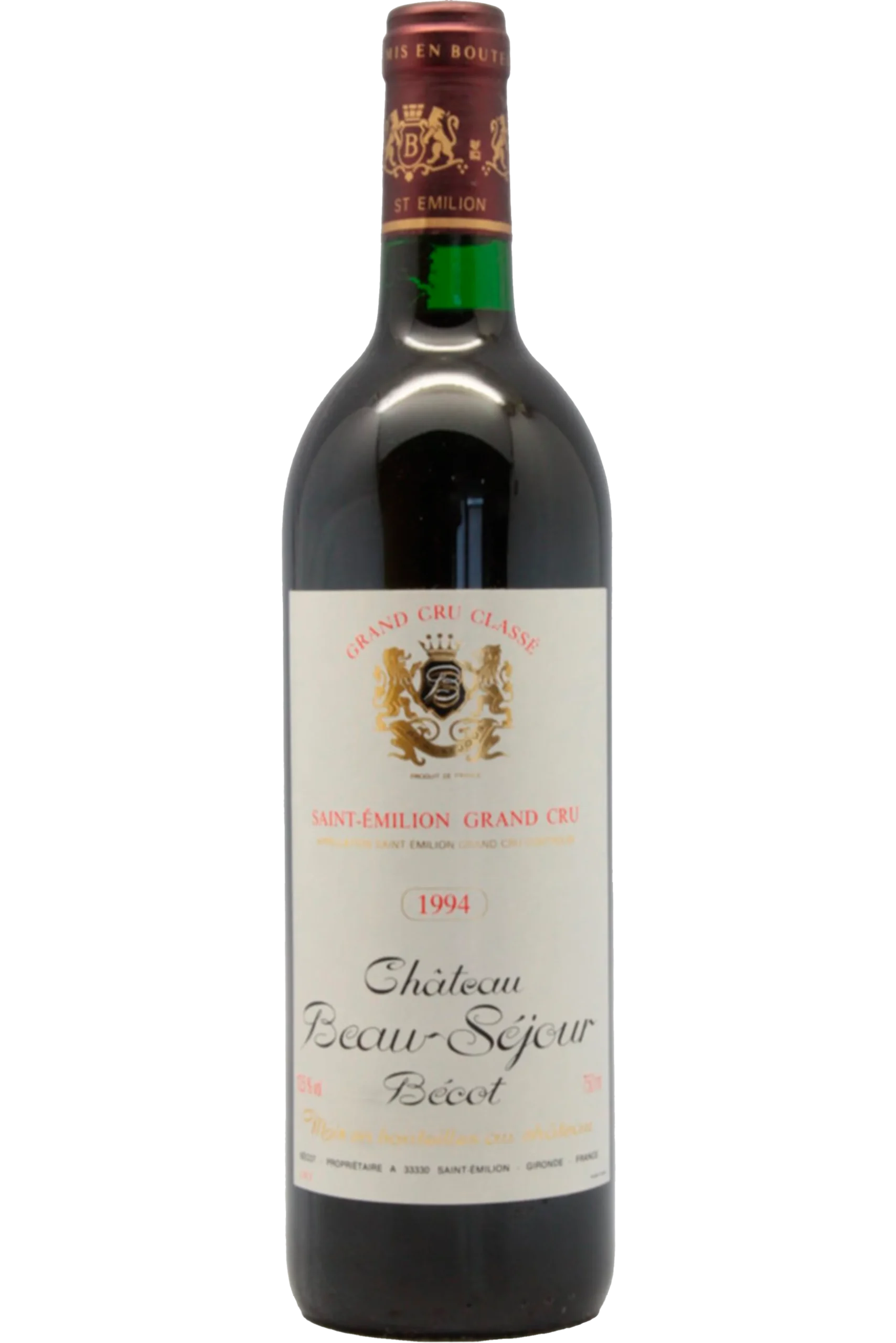 Château Beau-Séjour Bécot Tinto 1994