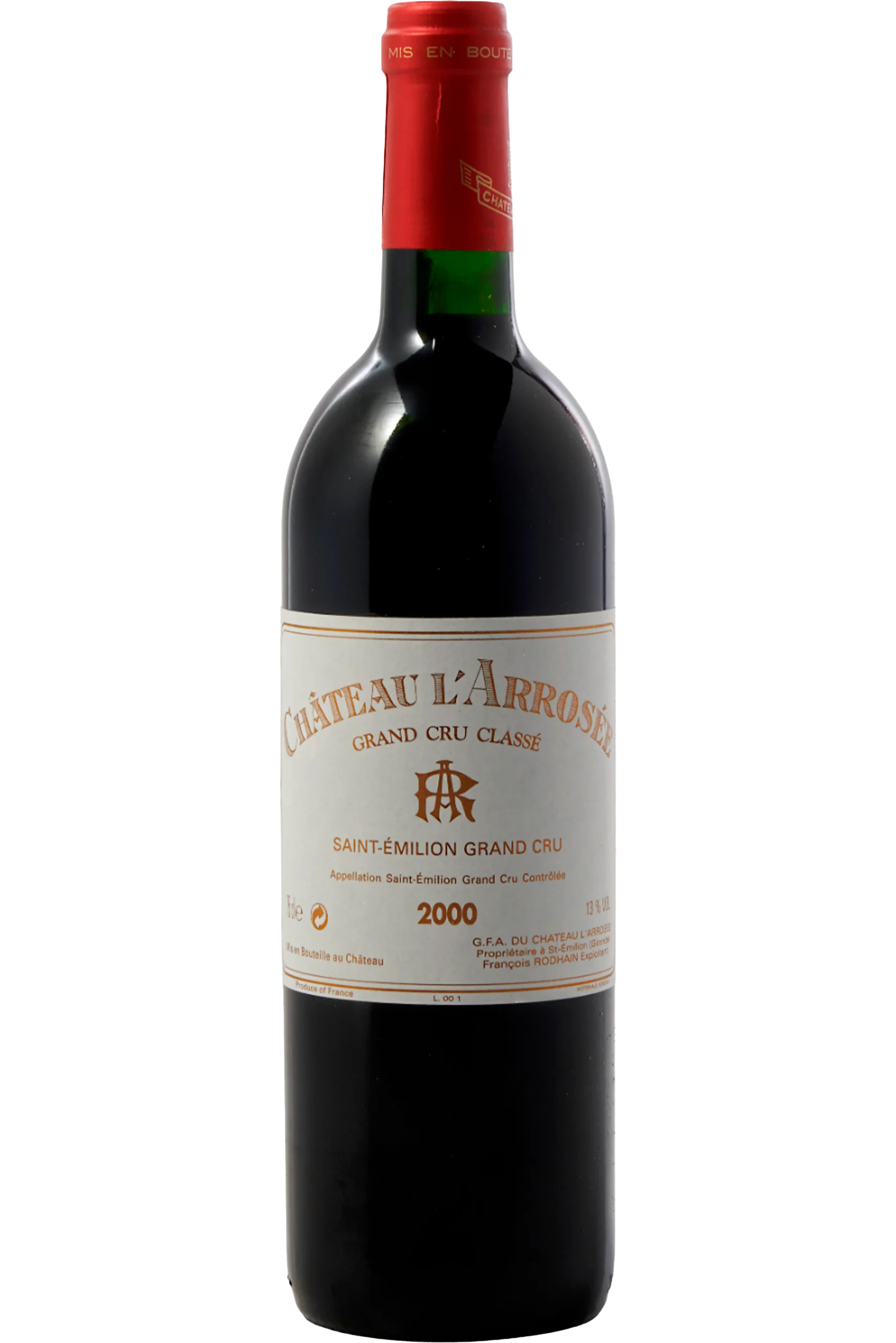 Château L'Arrosée Tinto 2000