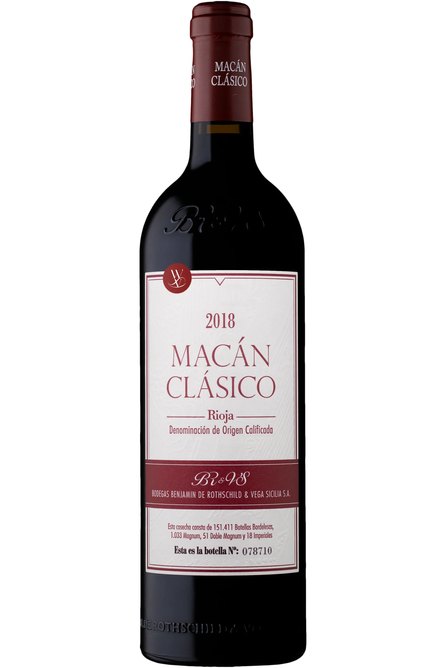 Macán Clásico Tinto 2018 - Bodegas Vega Sicilia