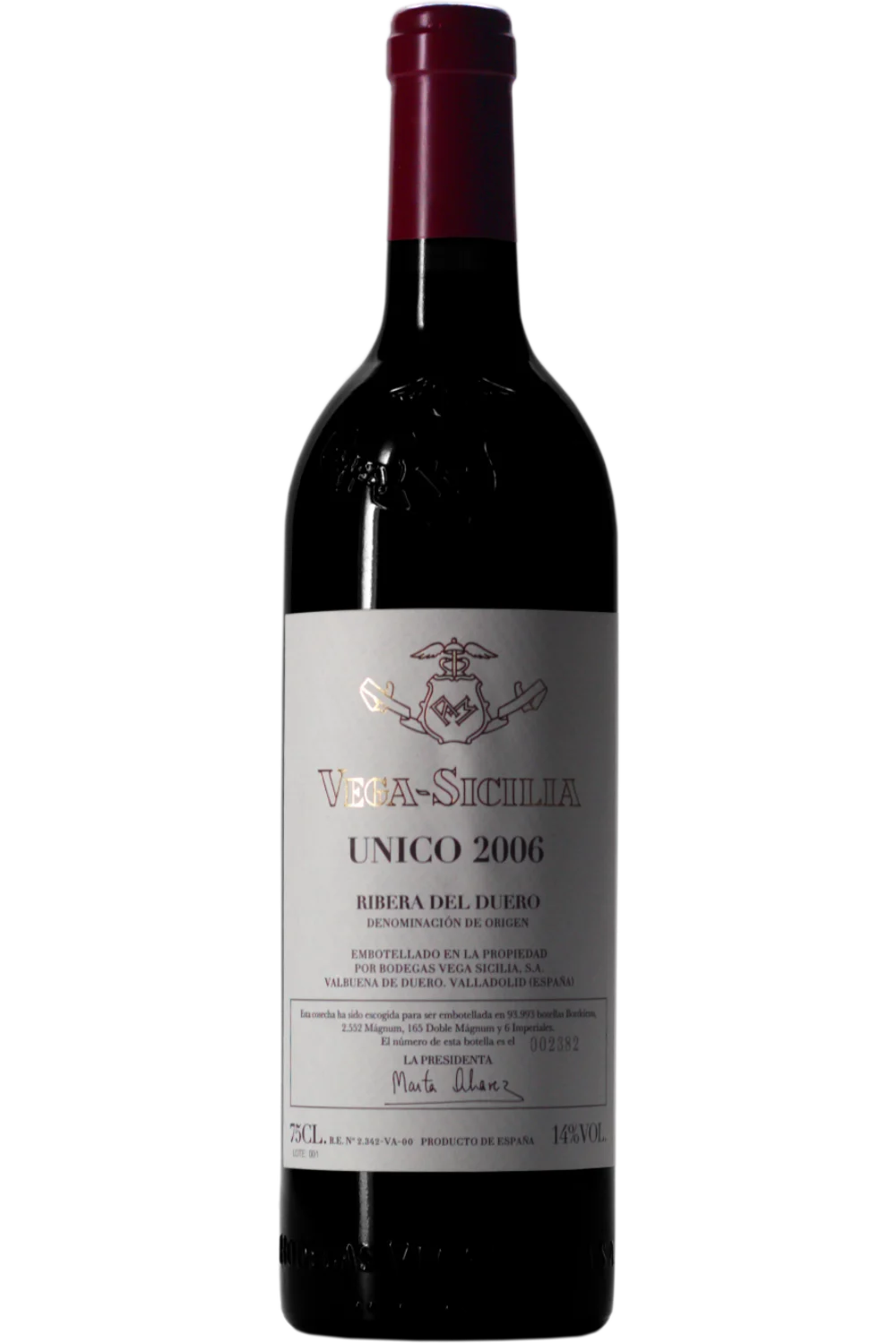 Vega Sicilia Unico Rouge 2006 - Bodegas Vega Sicilia