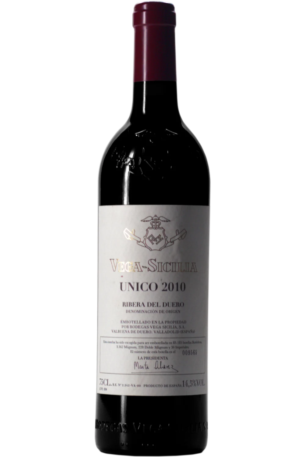 Vega Sicilia Único Roja 2010 - Bodegas Vega Sicilia