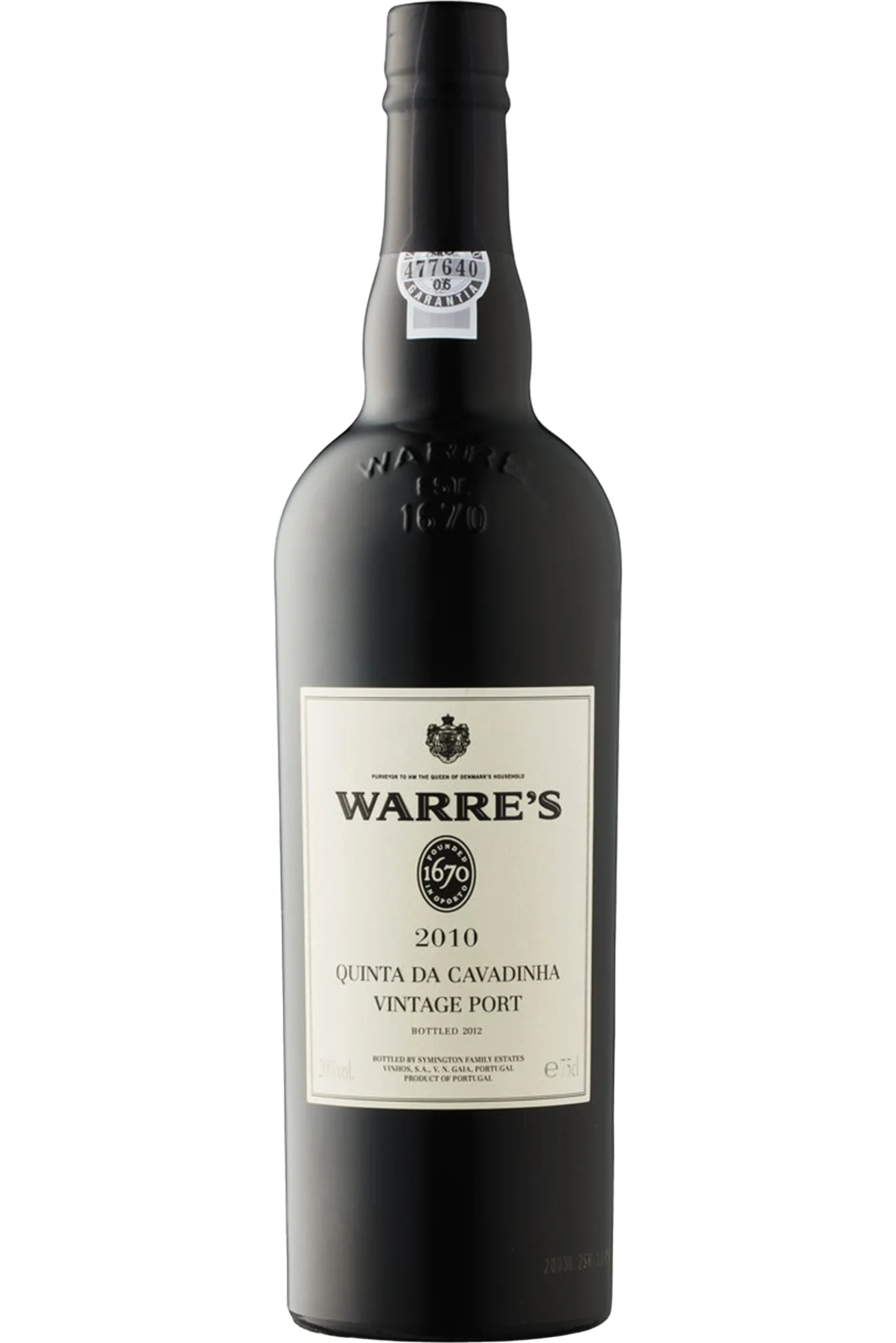 Warre's Quinta da Cavadinha Vintage 2010 - Symington