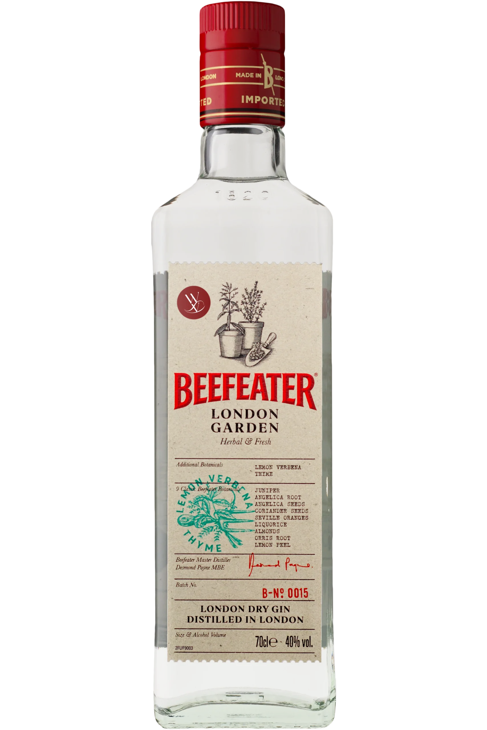 Ginebra Beefeater London Garden - The Beefeater Distillery