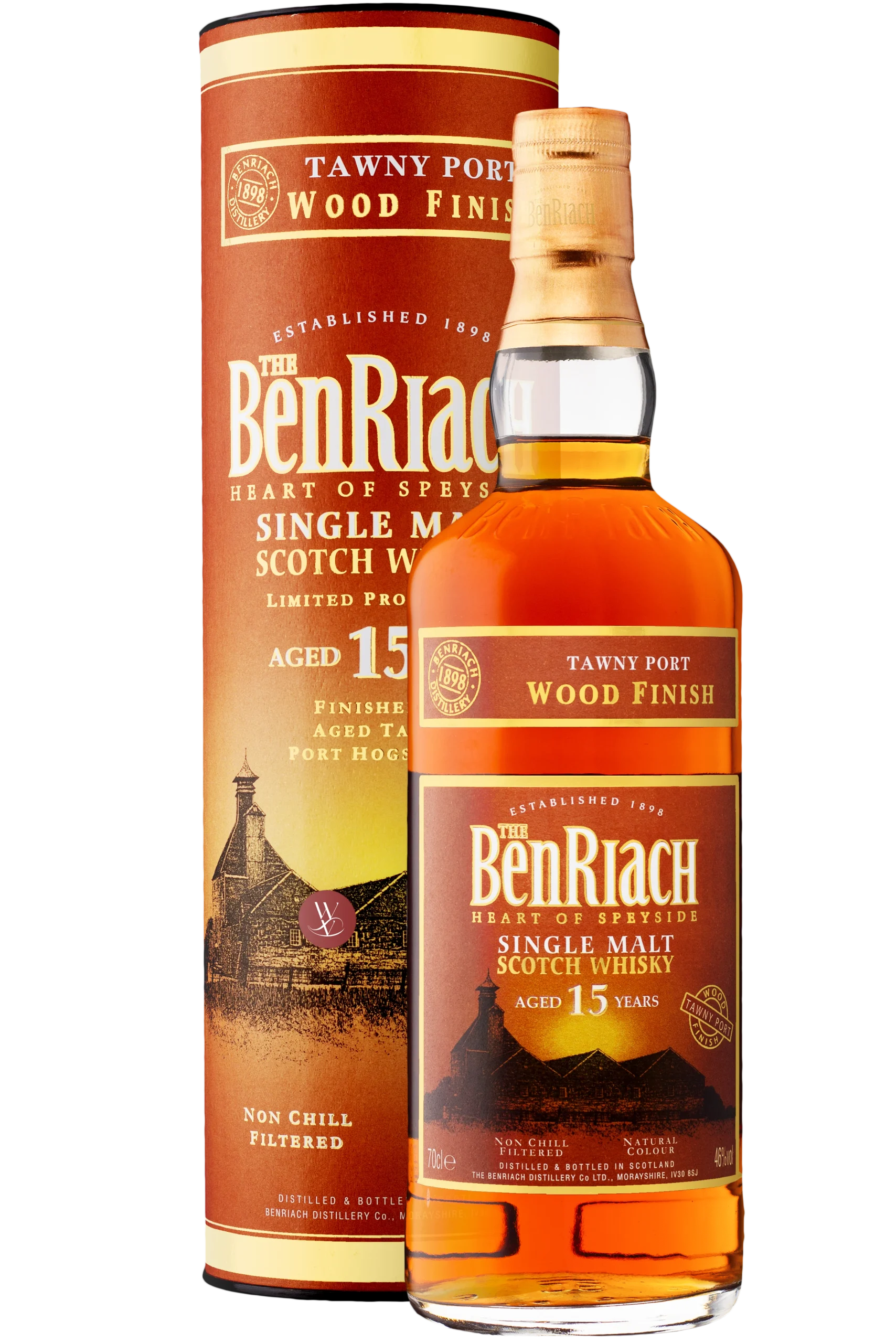BenRiach 15 Años Tawny Port Finish - BenRiach Distillery