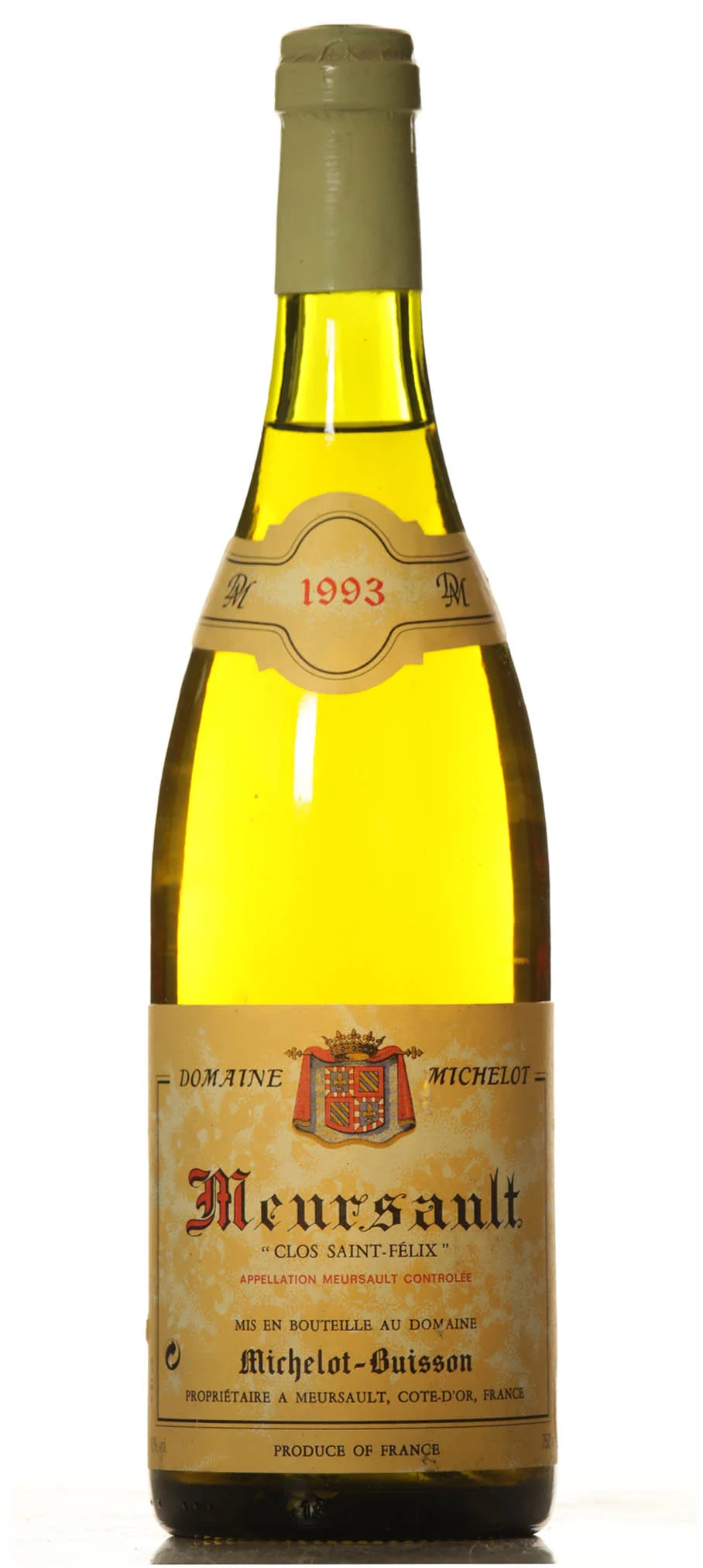 Clos Saint Felix 1993 Michelot Meursault - Vineut