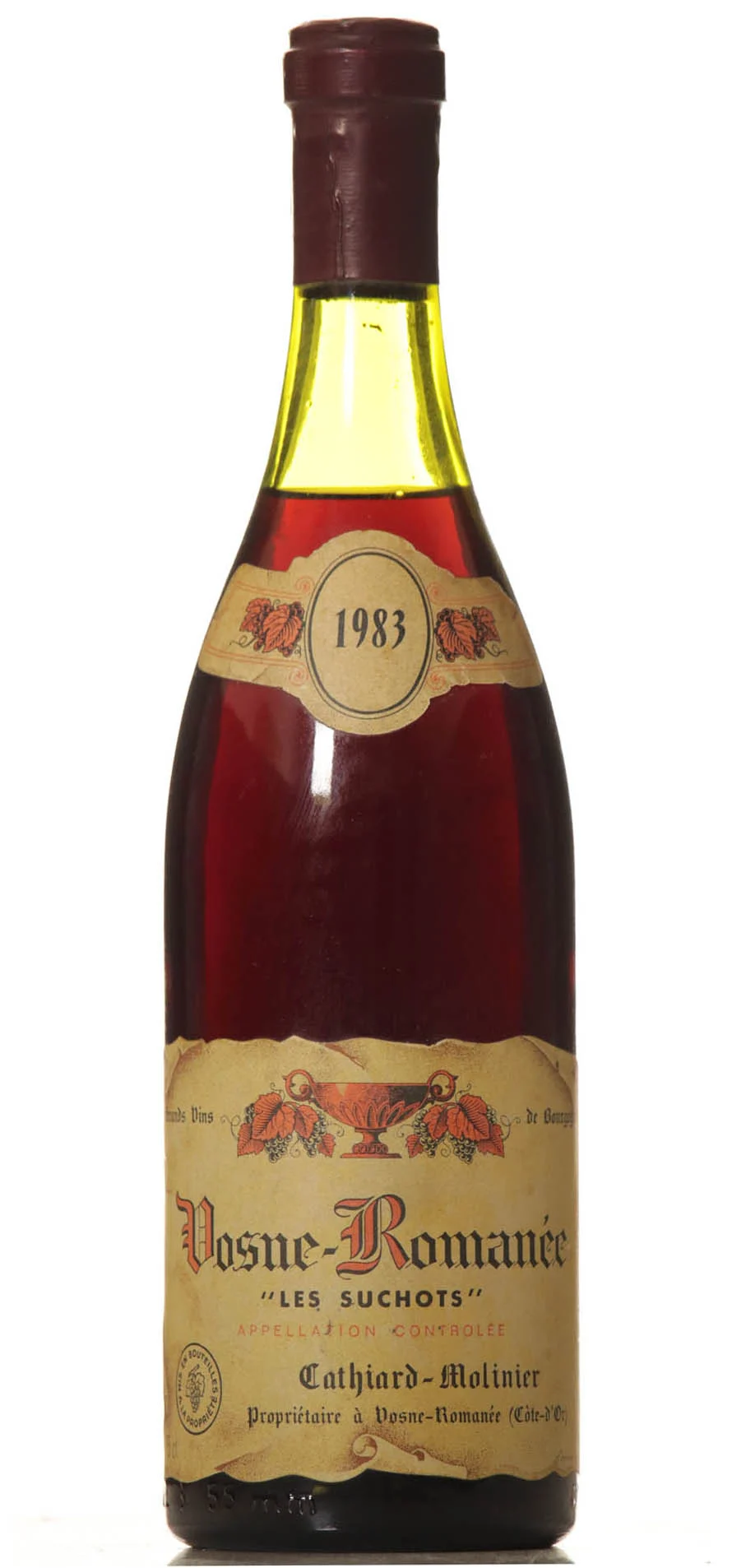 Cathiard Molinier Les Suchots 1983 Vosne Romanee - Vineut
