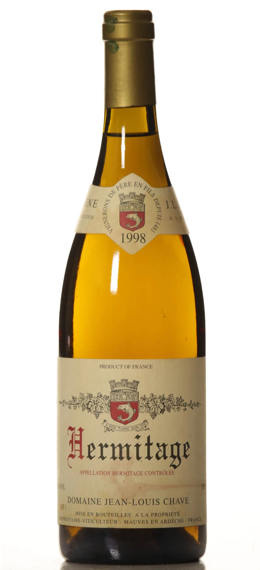 Hermitage blanc 1998 Jean Louis Chave - Vineut