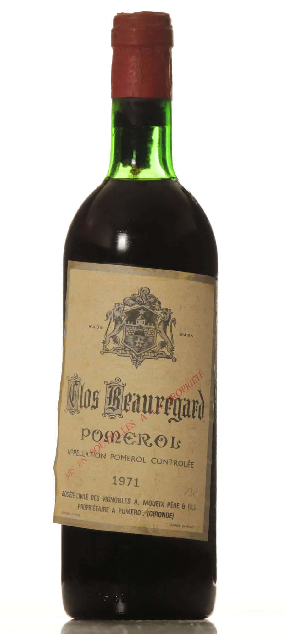 Clos Beauregard 1971 (ts) Pomerol - Vineut