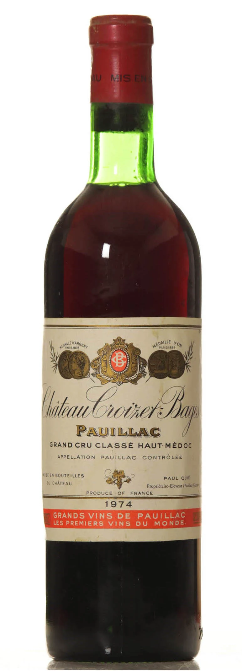 Croizet Bages 1974 - Vineut