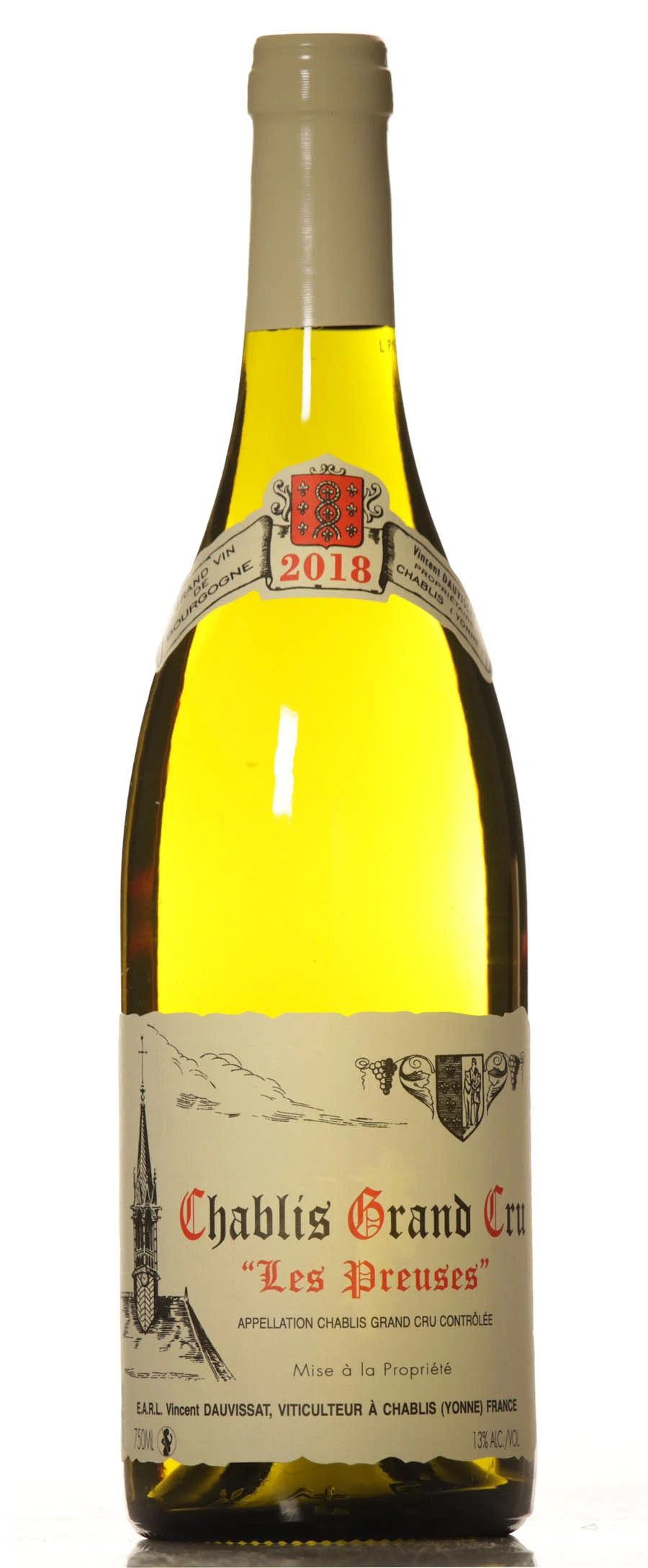 Vincent Dauvissat Chabis Les Preuses 2018 - Vineut