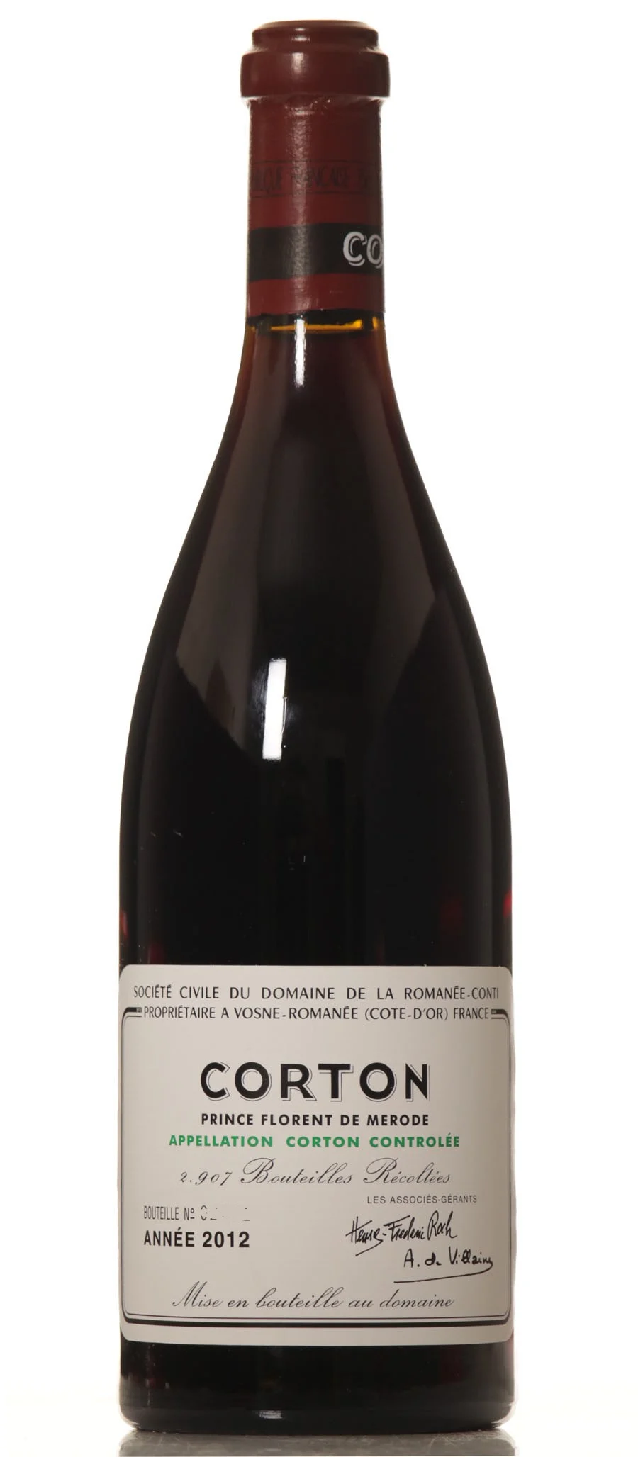 Domaine de la Romanee Conti Corton 2012 - Domaine de la Romanée Conti