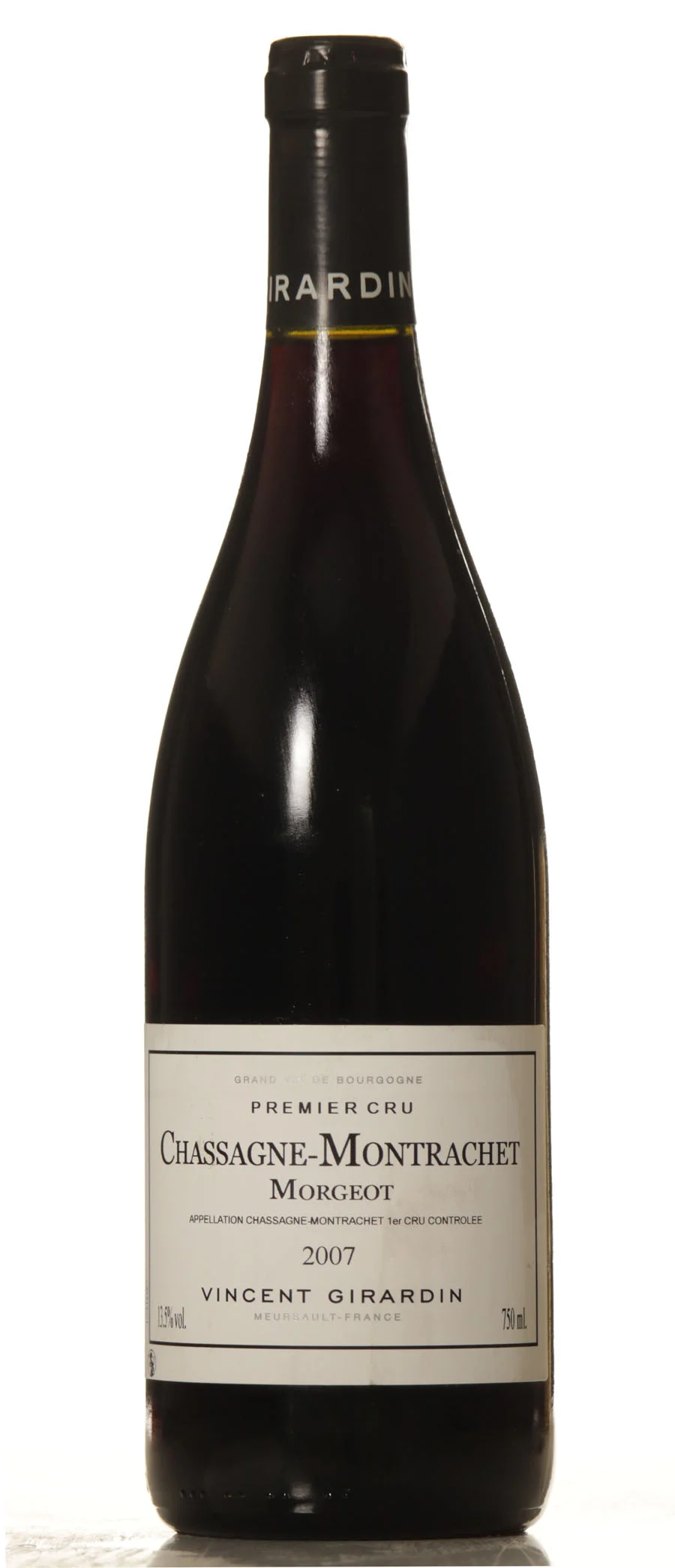Vincent Girardin Morgeot 2007 rouge Chassagne Montrachet - Vineut