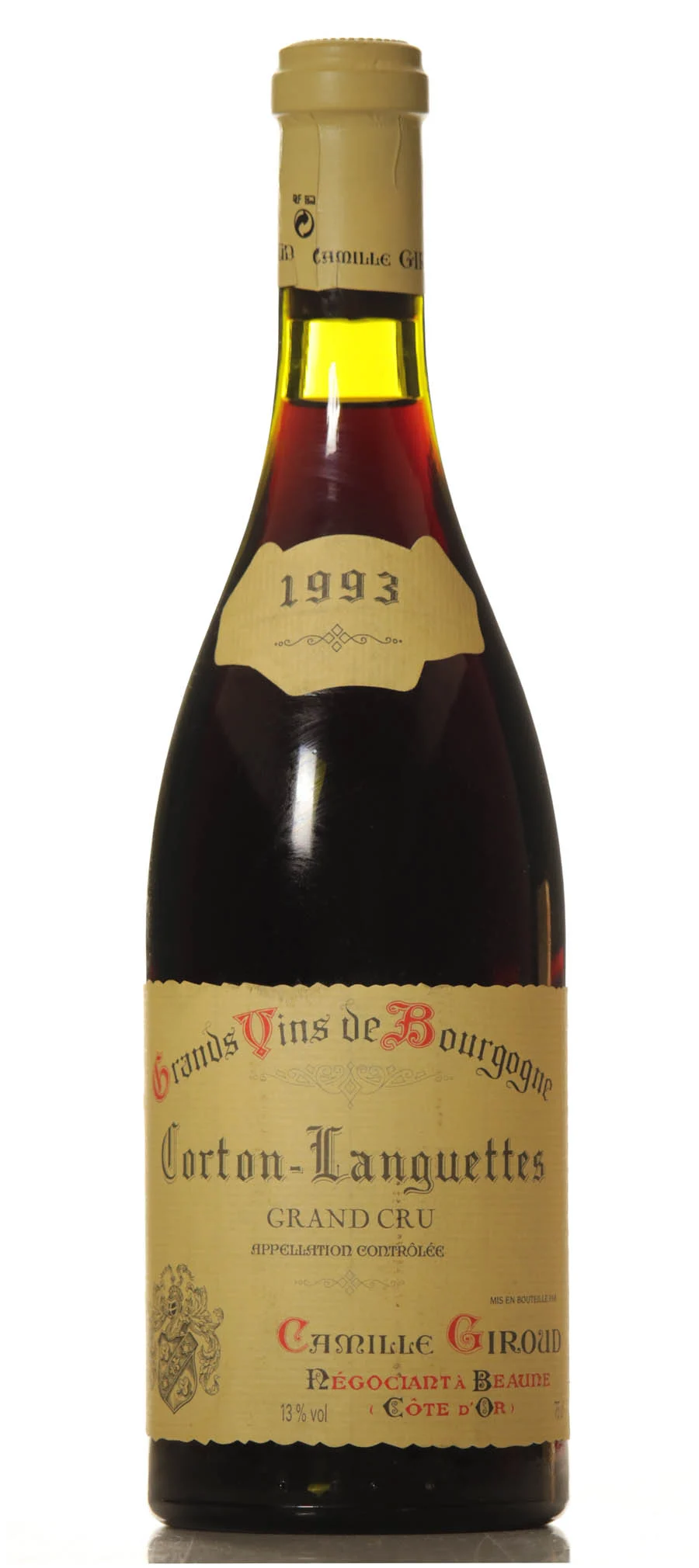 Camille Giroud Corton Languettes 1993 - Vineut