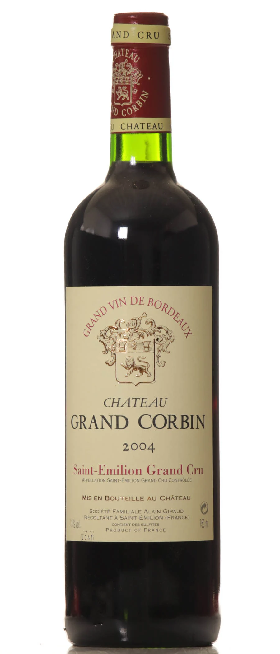 Grand Corbin 2004 - Vineut