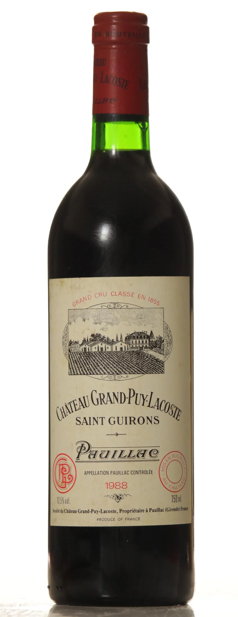 Grand Puy Lacoste 1988 - Vineut