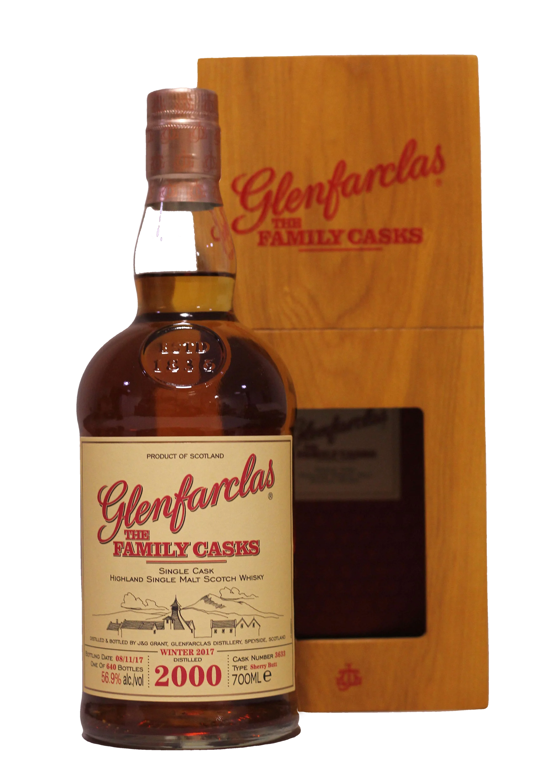 Glenfarclas La Familia Barricas 2000 - Glenfarclas Distellery
