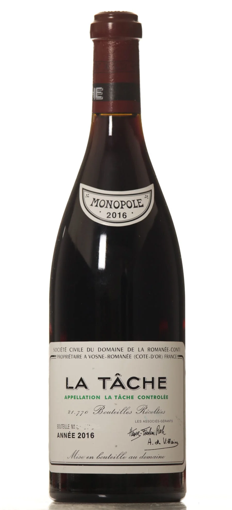Domaine de la Romanee Conti La Tache 2016 - Domaine de la Romanée Conti