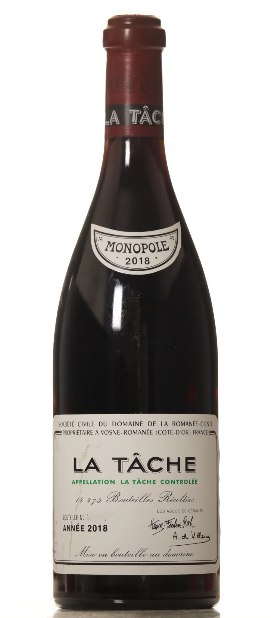 Domaine de la Romanee Conti La Tache 2018 - Domaine de la Romanée Conti