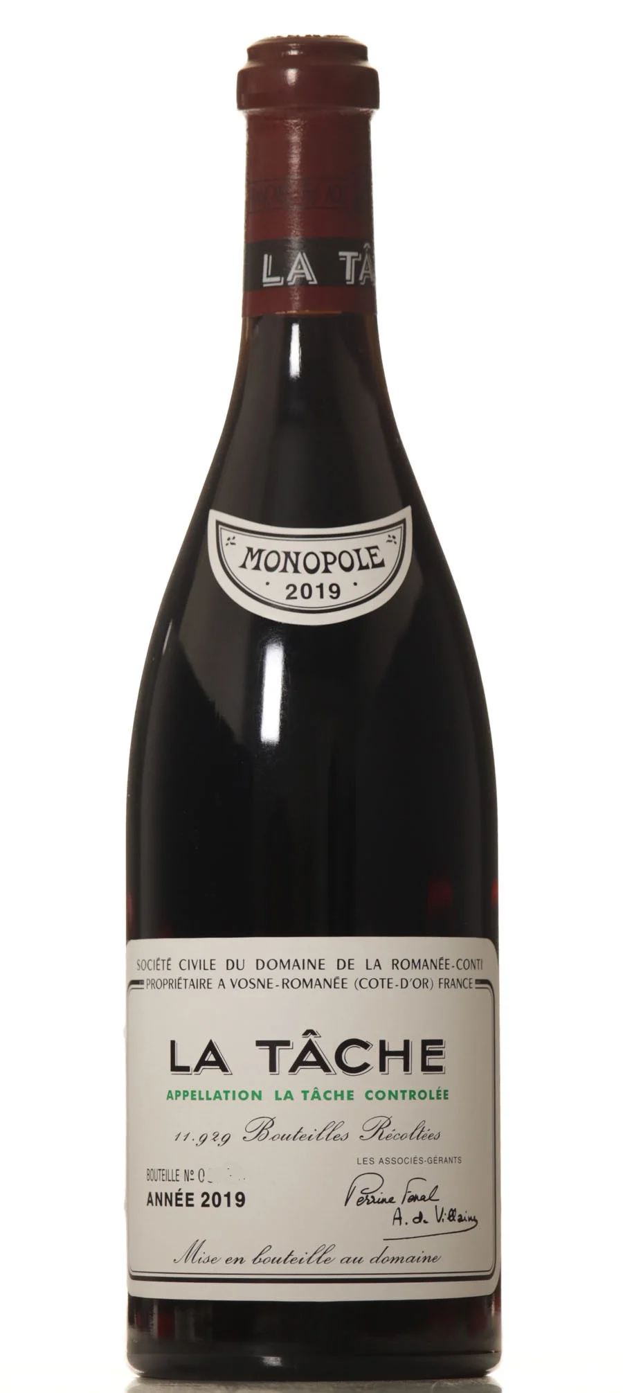 Domaine de la Romanee Conti La Tache 2019 - Domaine de la Romanée Conti