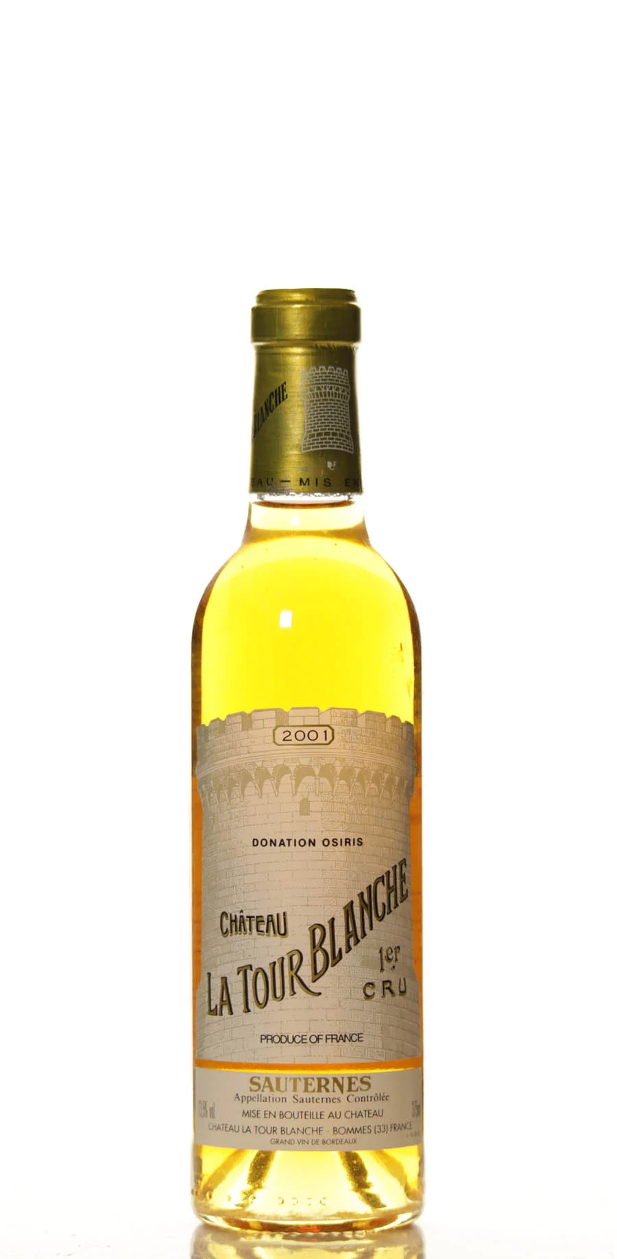 La Tour Blanche 2001 demi-bottle