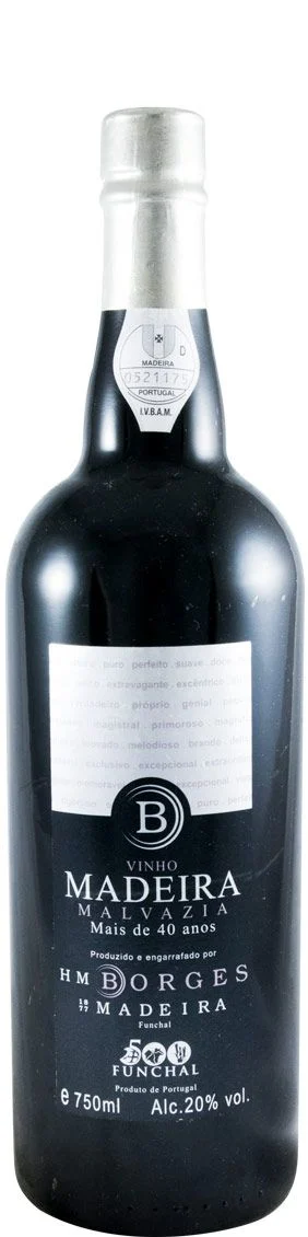 H M Borges Madeira Malvasia 40 Años - H. M. Borges