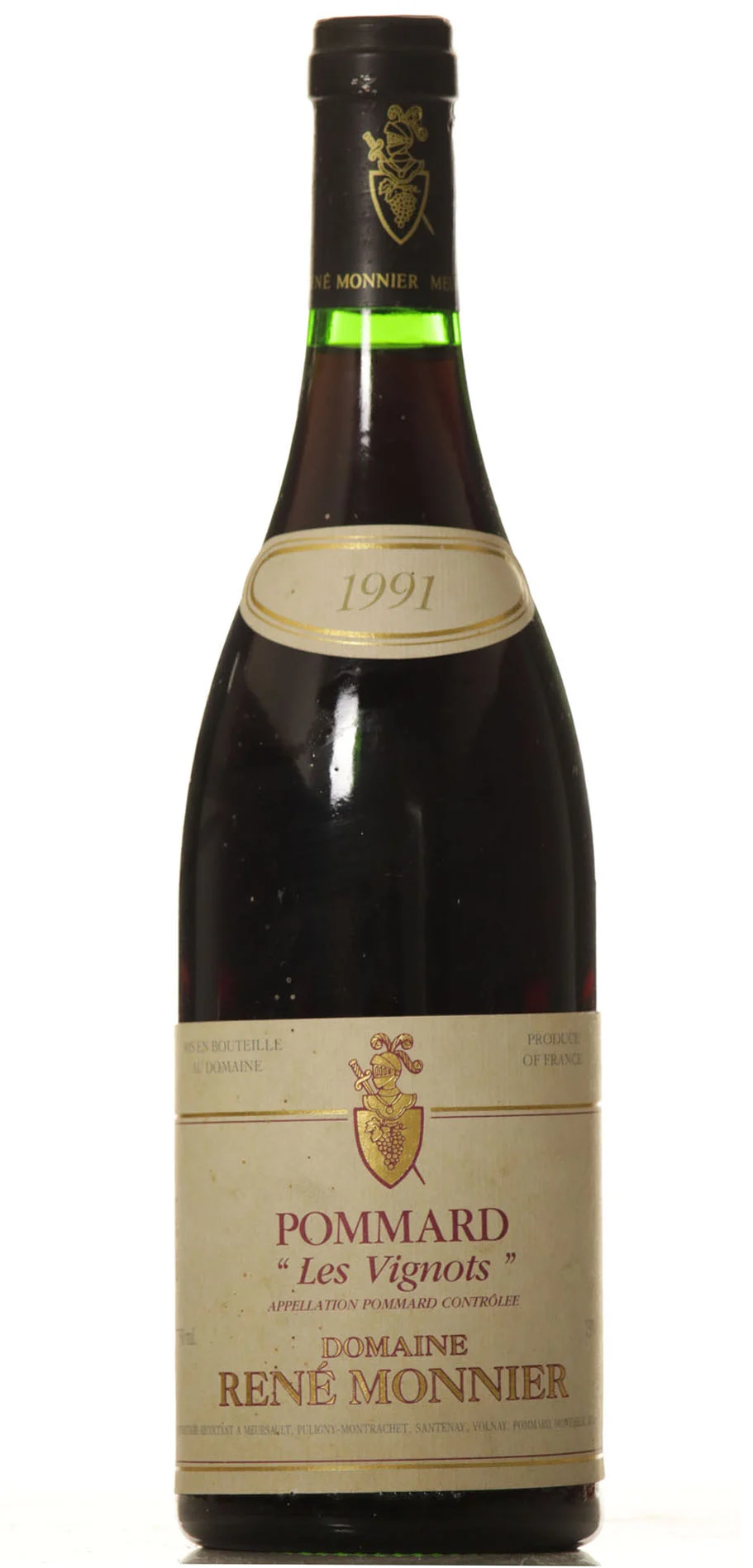 Pommard Les Vignots 1991 R. Monnier - Vineut