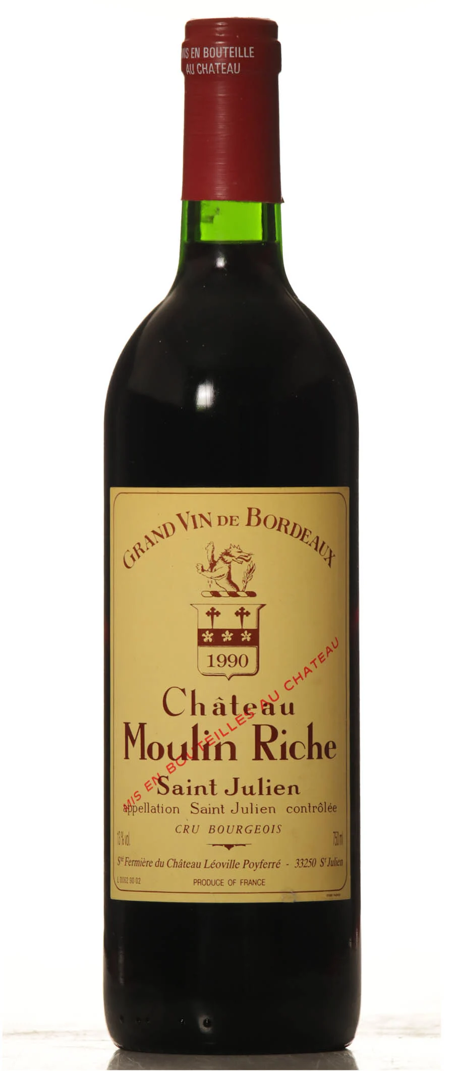 Moulin Riche 1990 (Leoville Poyferre)