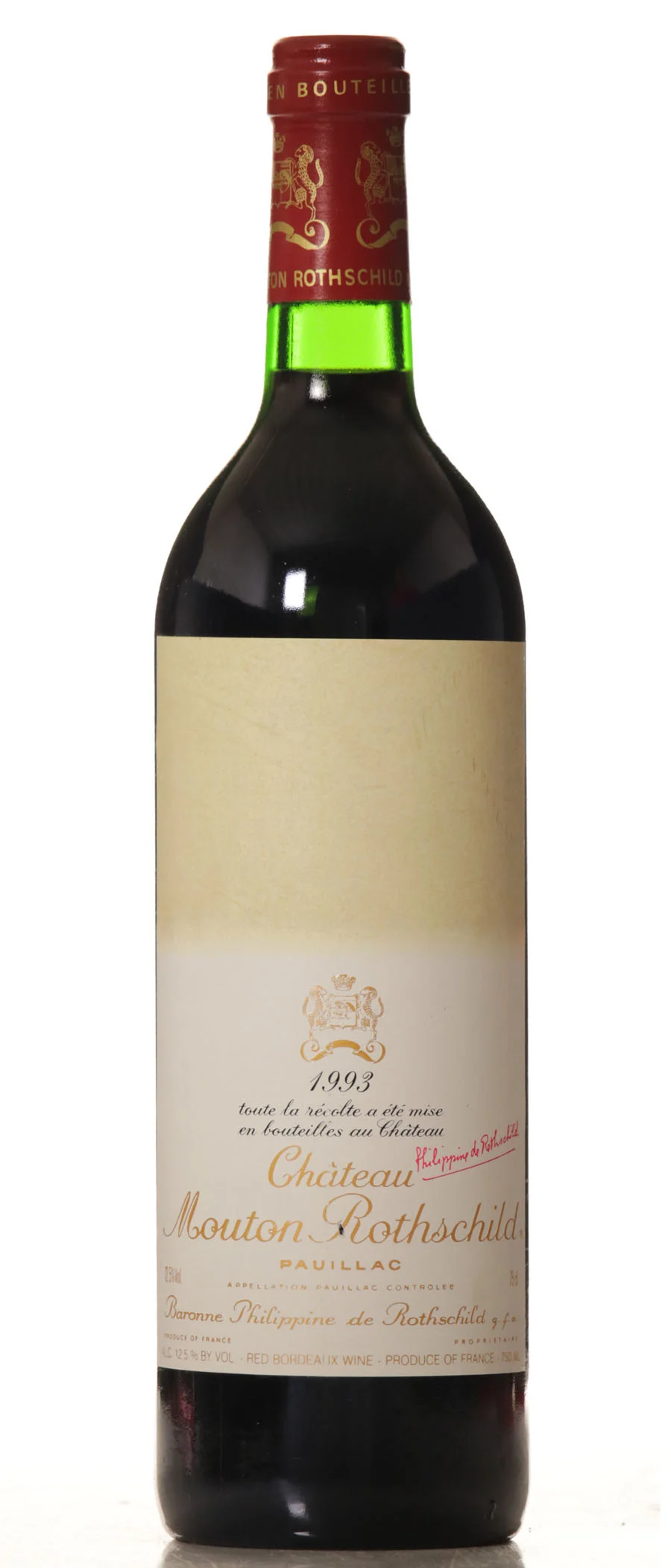 Mouton Rothschild 1993 USA Label