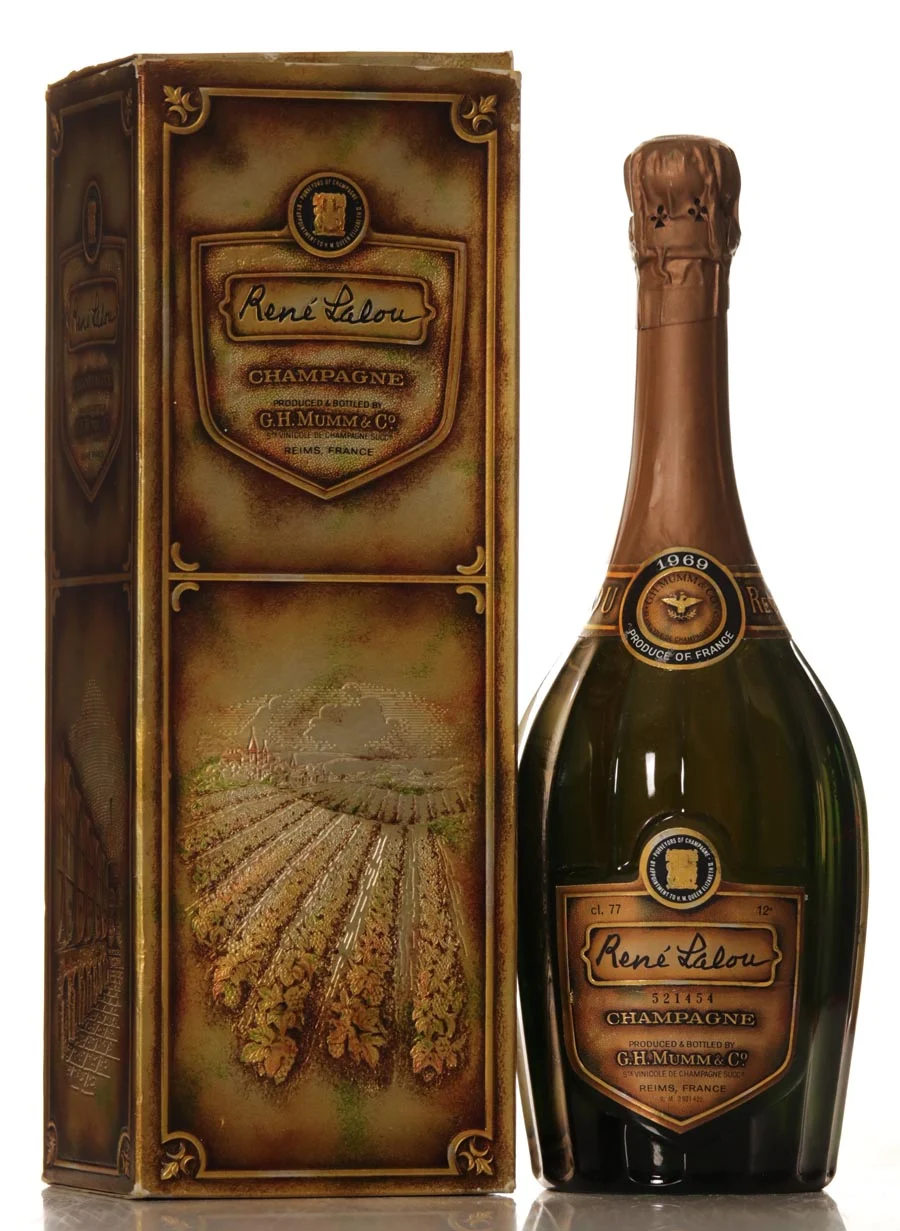 GH Mumm Rene Lalou 1969 in Giftbox