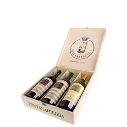 Cassetta Fontanafredda con Barolo, Barbera Raimonda e Arneis Pradalupo
