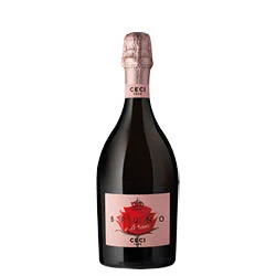 Emilia Lambrusco Spumante Brut Rosato IGT Bruno e Le Rose Cantine Ceci